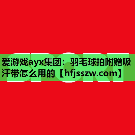 羽毛球拍附赠吸汗带怎么用的